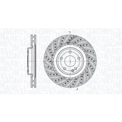 Disco de freno MAGNETI MARELLI 361302040624 Comprar En Línea